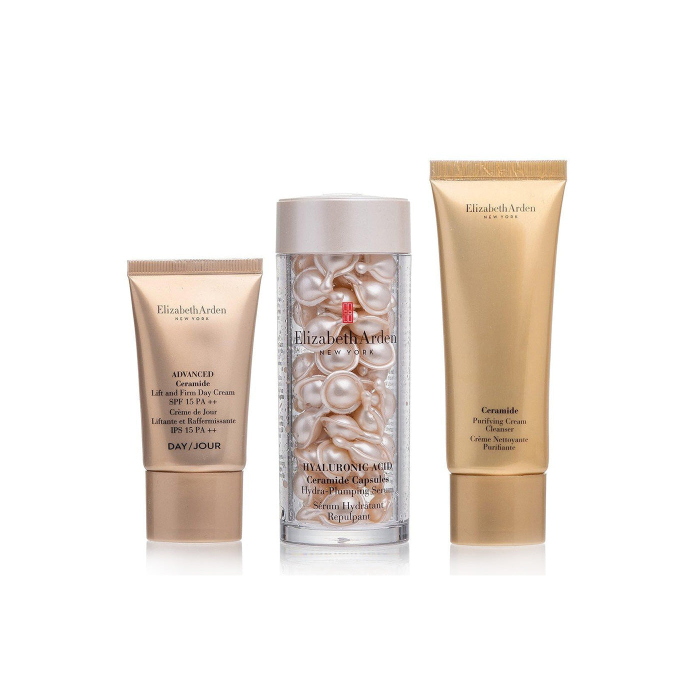 ELIZABETH ARDEN SET HYALURONIC ACID – CERAMIDE CAPSULES