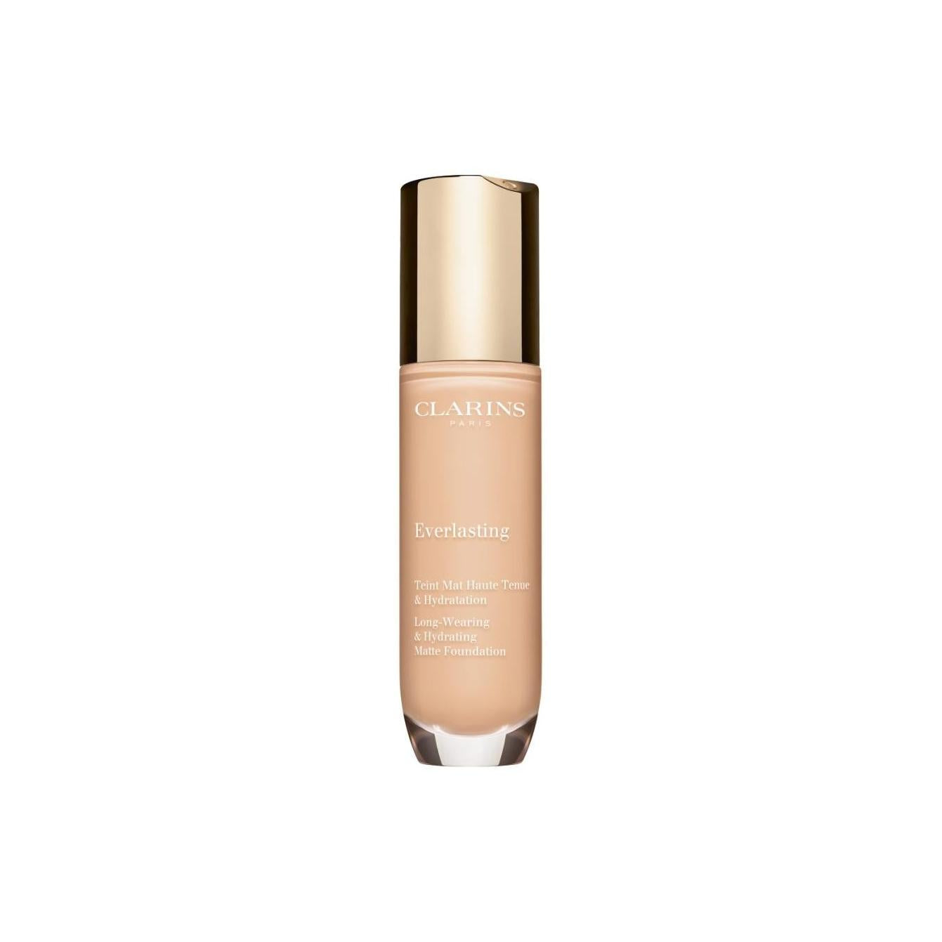 CLARINS EVERLASTING FOUNDATION - FONDOTINTA TENUTA 25H, FINISH MAT, ALTA COPRENZA