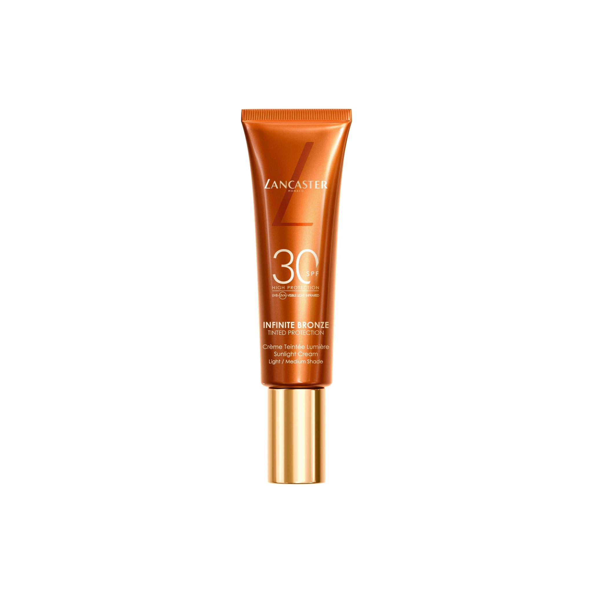 LANCASTER INFINITE BRONZE TINTED PROTECTION SUNLIGHT CREAM SPF30