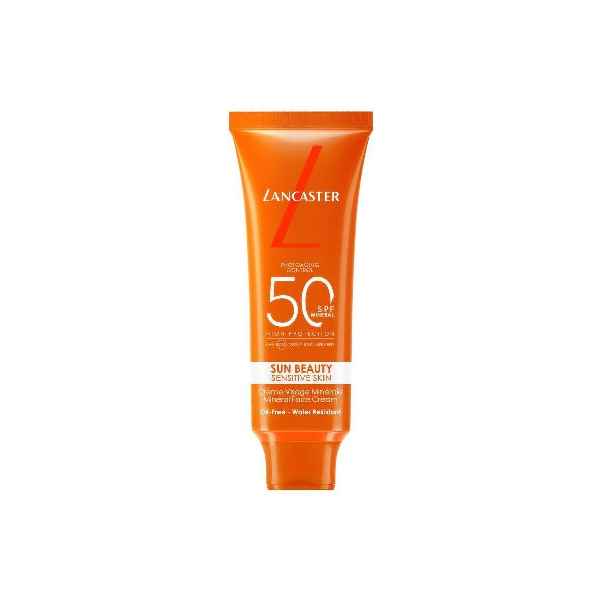 LANCASTER SUN BEAUTY SENSITIVE SKIN MINERAL FACE CREAM SPF50