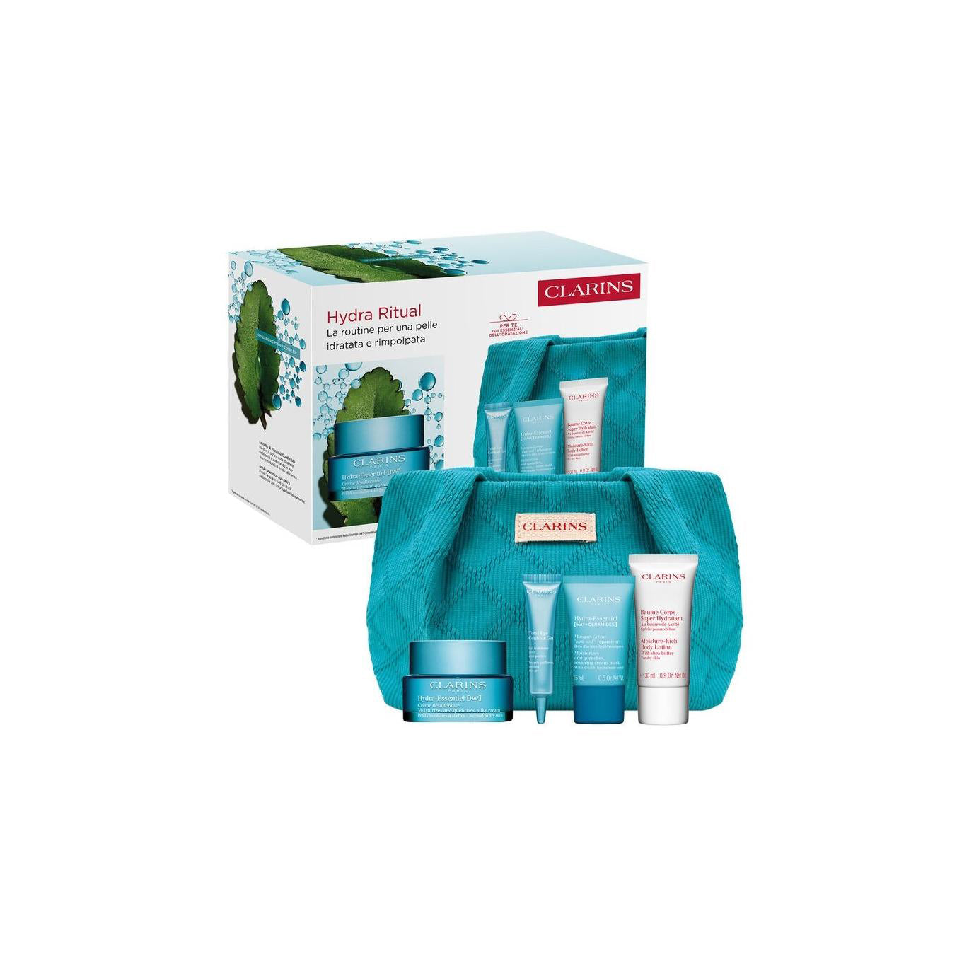 CLARINS BLUE BAG HYDRA RITUAL COFANETTO