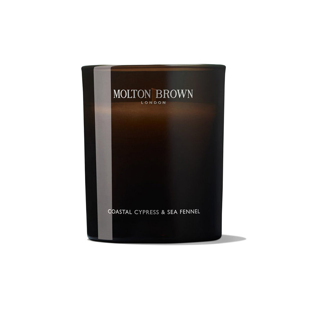 MOLTON BROWN CYPRESS & SEA FENNEL SCENTED CANDLE