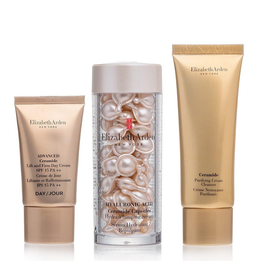 ELIZABETH ARDEN SET HYALURONIC ACID – CERAMIDE CAPSULES