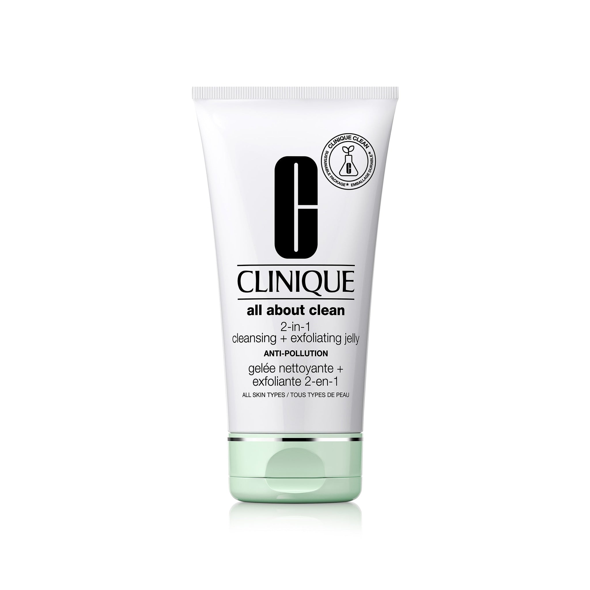 CLINIQUE ALL ABOUT CLEAN 2-IN-1 CLEANSING + EXFOLIATING