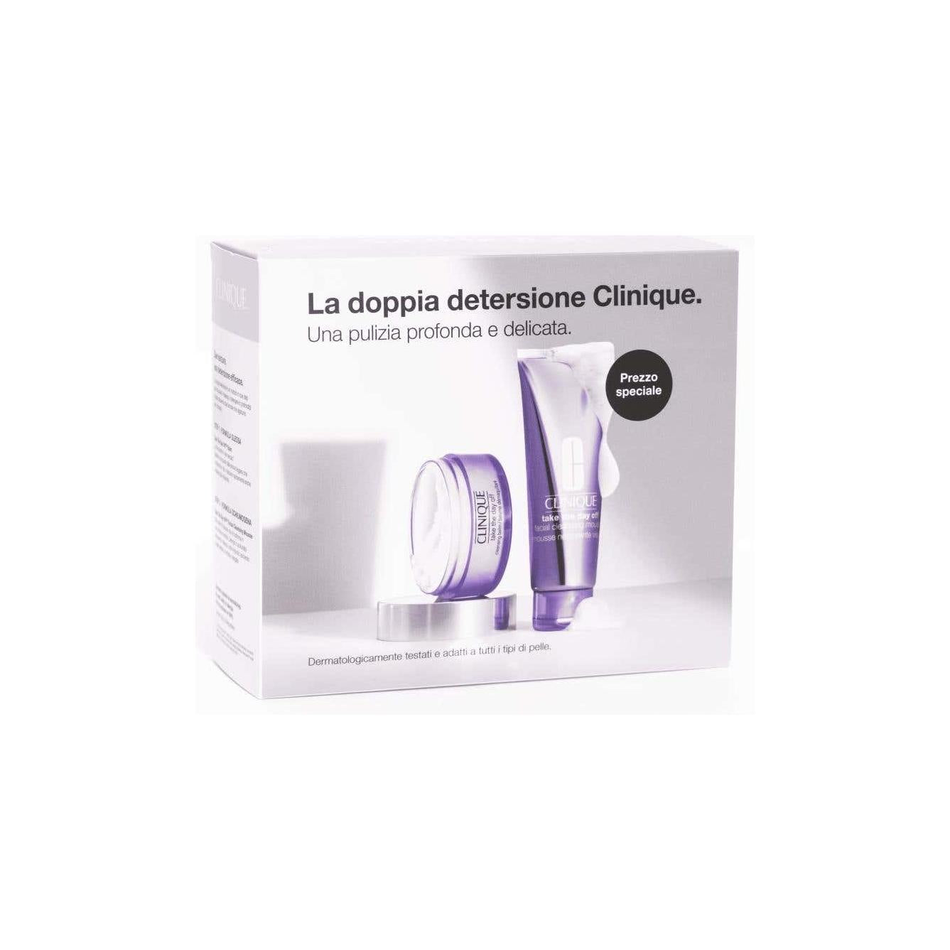 CLINIQUE TAKE THE DAY OFF DOUBLE CLEANSING COFANETTO