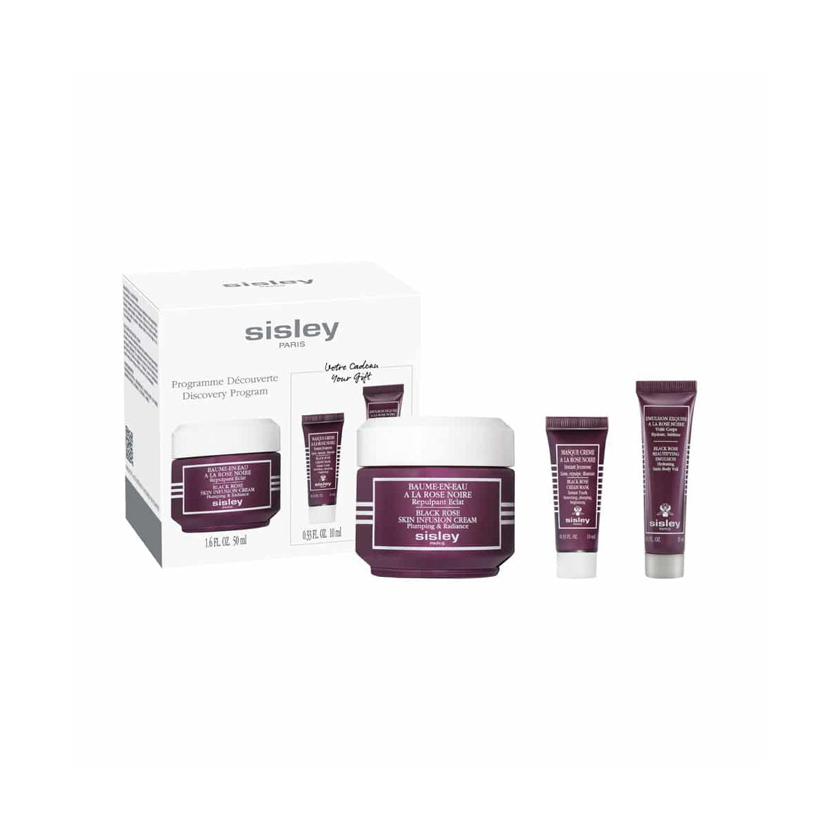 SISLEY BLACK ROSE SKIN INFUSION CREAM DISCOVERY SET