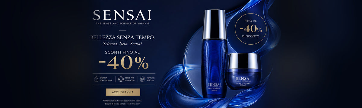 SENSAI – sconti fino al 40% su crema e siero Cellular Performance | Profumerie Palladio